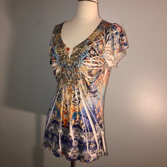 Live and Let Live Multicolored Top - Picture 3 of 16